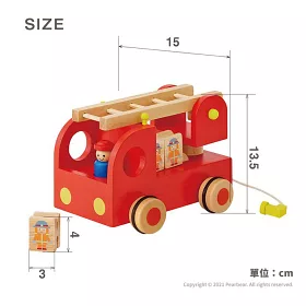 博客來 日本 Ed Inter 木玩系列 森林消防車