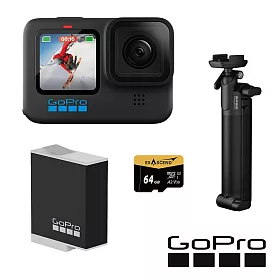 博客來 Gopro Hero10 Black 三向輕裝套組 正成公司貨