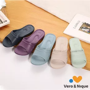 維諾妮卡 嚴選Q彈家居拖鞋M粉色