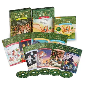 《神奇樹屋 Magic Tree House 1-8集》故事書+英文朗讀CD<font color=#006400>（6-9歲）</font color>