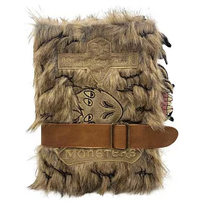 怪獸的怪獸書毛絨絨質感筆記本 （附收納皮帶）Harry Potter: Monster Book of Monsters Plush Journal