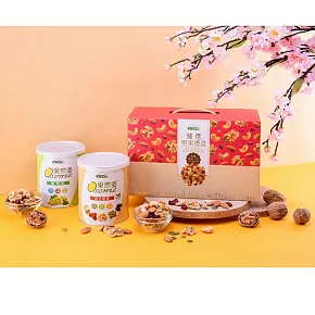 【統一生機】臻選堅果禮盒(綜合堅果360g+葡萄乾400g)