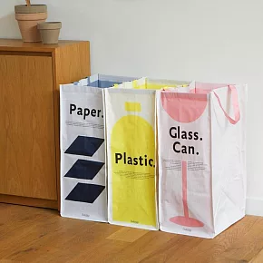 【韓國Dailylike】居家萬用大型分類防水收納袋3入 ‧ Modern