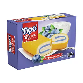 TIPO瑞士捲(藍莓優格口味)180g
