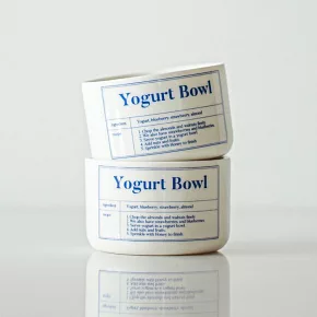 weekend 陶瓷優格碗130ml (藍/淺藍)