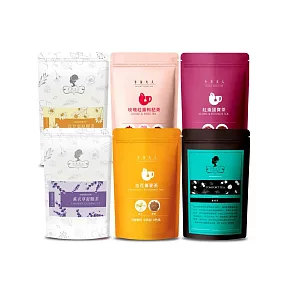 【午茶夫人】無咖啡因花草茶5件組加贈康福茶共62入