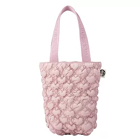 [星巴克]粉雲朵尼龍隨行杯袋