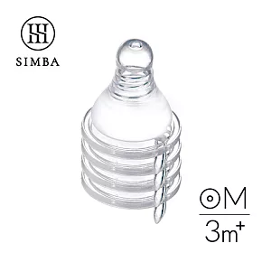 【小獅王辛巴】超柔防脹氣標準圓孔奶嘴4入(S/M/L/SS) M