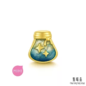 【點睛品】 Charme Mini 星光許願瓶-願望之星 黃金串珠