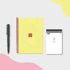 Neo smartpen｜Lamy 智慧筆 B5線圈筆記本組合II Lamy+銀杏黃
