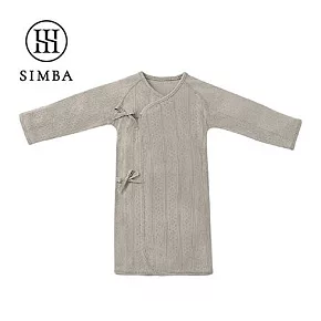 【小獅王辛巴】Air Upper 透氣棉新生兒反袖肚衣加長款60cm(長袖) 阜灰