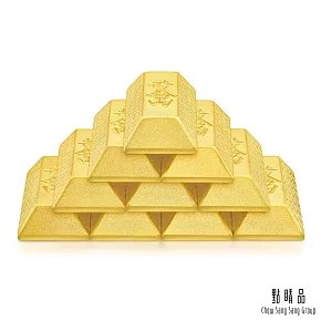 【點睛品】黃金萬兩 10兩 珍藏黃金金磚_計價黃金(1兩x10塊)