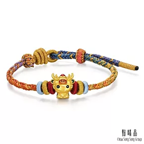 網路獨家款【點睛品】福祿相伴 黃金手繩