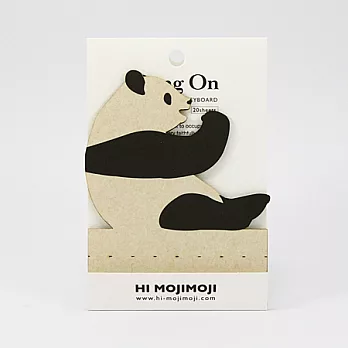 鍵盤專用 動物造型MEMO紙 (大)-熊貓