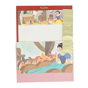 《sun-star》迪士尼復古繪本系列信紙組(白雪公主)