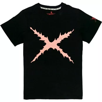 航海王-潮流T-shirt(魯夫的傷痕)L黑色