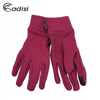 ADISI Power stretch觸控保暖手套AS16194 (S-XL) / 城市綠洲專賣(彈性、防寒、止滑、出國旅遊、戶外休閒)紫紅/S-M