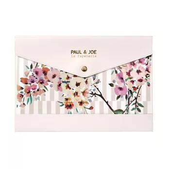 【MARK’S】x PAUL & JOE_文具收納袋_Stripe Bouquet