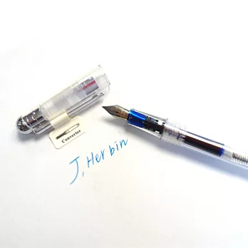 J. Herbin長型鋼筆 附吸墨器 JH2200透明