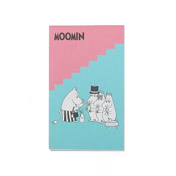 《Gakken》MOOMIN嚕嚕米翻頁連續動畫便條紙(階梯粉)