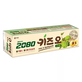 【韓國2080】有機蘋果兒童牙膏100g*2入