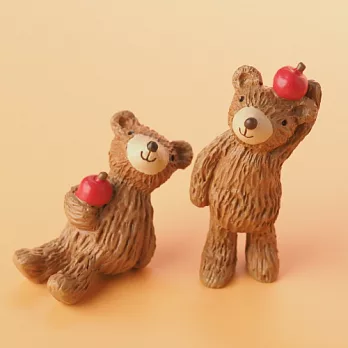 【Maruwa】森林動物療癒擺飾組_熊熊