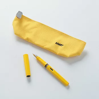 LAMY狩獵者系列 鋼筆+風格筆袋禮盒組 黃