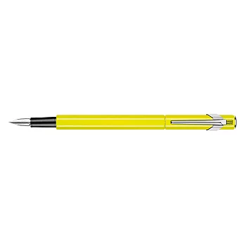 CARAN D’ACHE849 鋼筆,M螢光黃