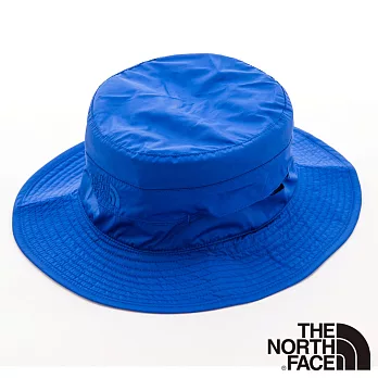 【The North Face】抗UV遮陽帽S標幟藍/白
