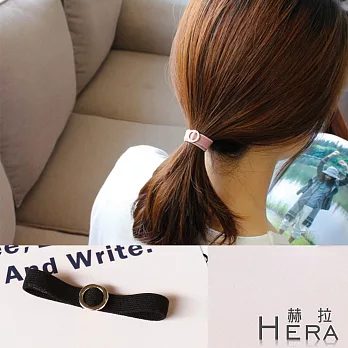 【Hera】赫拉 金屬圓圈手鍊式髮圈/髮束-2入組(黑+黑)