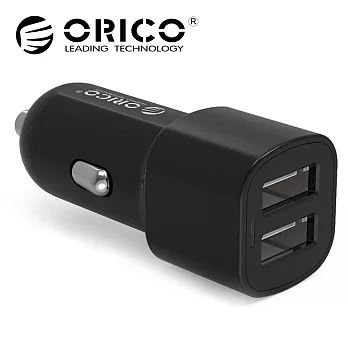 ORICO 2-Port 3.4A 車用充電器(黑/白) UCL-2U-BK/UCL-2U-WH黑