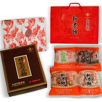 【金長利】新港飴四包裝禮盒