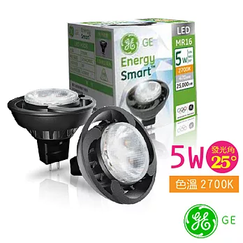 GE奇異 LED 5W MR16投射杯燈2700K 25度