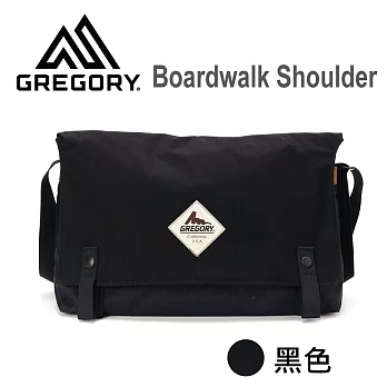 【美國Gregory】Boardwalk Shoulder日系休閒郵差包-黑色