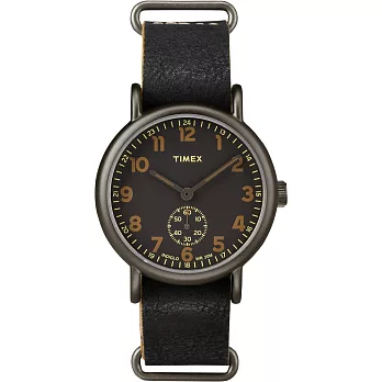 【TIMEX】天美時 Weekender Chrono週末系列復刻手錶 (黑/黑 TXT2P86700)