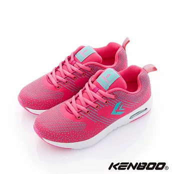KENBOO(女)- 流星雨 氣墊大底透氣運動鞋7粉紅