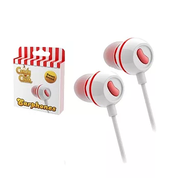 【U】Candy Crush - 繽紛彩虹入耳式耳機麥克風(六款可選) - 草莓