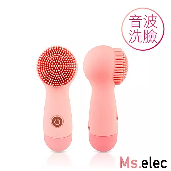 【Ms.elec米嬉樂】淨柔潔面儀Facial Cleaning Device粉