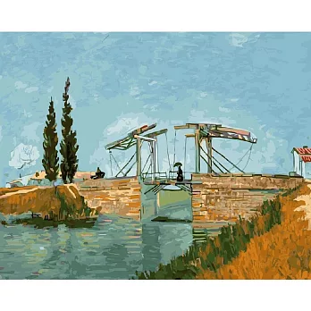 ArtLife藝術生活【DT014】梵谷 阿爾的吊橋 _DIY 數字 油畫 彩繪