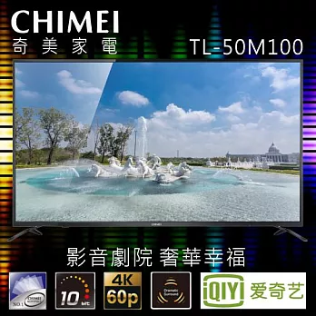 CHIMEI奇美 49吋 4K聯網液晶顯示器+視訊盒(TL-50M100)