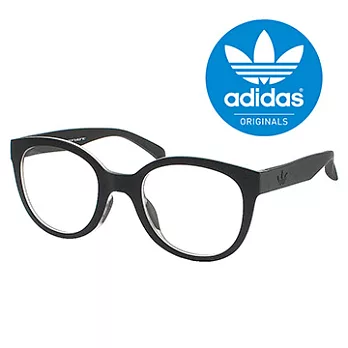 【adidas 愛迪達】三葉草LOGO愛迪達光學眼鏡-圓框(0020-009-000)