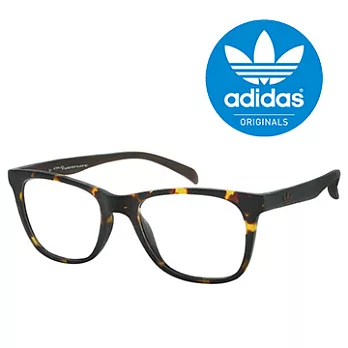 【adidas 愛迪達】三葉草LOGO愛迪達光學眼鏡-琥珀大框(080-148-009)