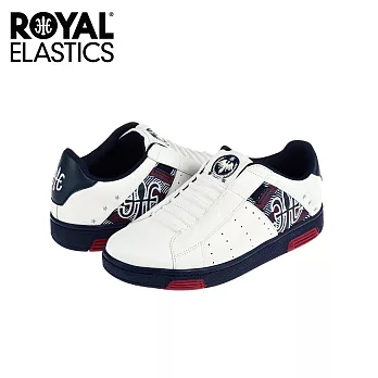 【Royal Elastics】男-Icon National Star 休閒鞋-白/藍底(02072-105)US9白/藍底