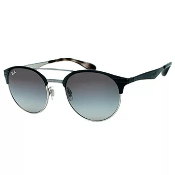 【Ray-Ban 雷朋】RB3545-9004/11-新上市!雷朋新款太陽眼鏡(銀X黑框/漸層灰鏡面)