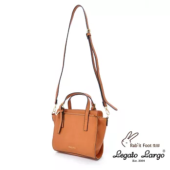 【Legato Largo】日本anello姐妹牌 2WAY皮革斜背手提包《焦糖駝色》