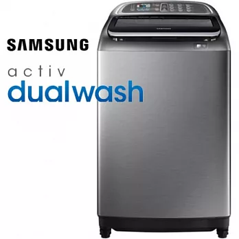 Samsung 三星 16KG 直立式 雙效手洗 洗衣機 WA16J6750SP 含基本安裝 首創波浪紋理設計的貝殼手洗槽銀色