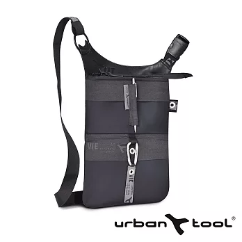 URBAN TOOL pocketBar隨身雙用側背袋 (黑色/適用 11 吋平板電腦)