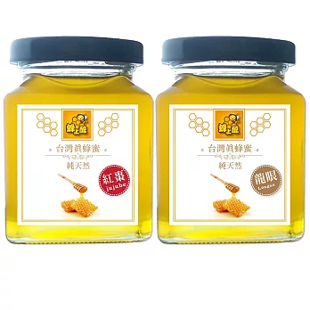 蜂上醇台灣真蜂蜜 紅棗+龍眼蜂蜜4入組(250g/罐)