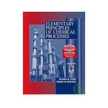 Elementary Principles of Chemical Processes 3/e with CD-ROM/1片 (IE)