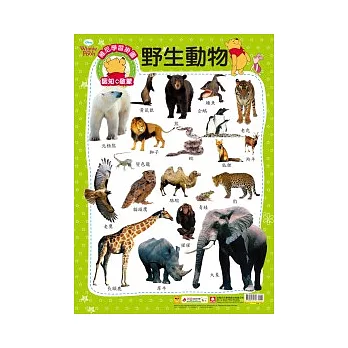 維尼學習掛圖：野生動物